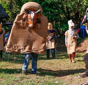 El Festival Indígena Curré-Yimba invita a celebrar la tradición boruca en la comunidad de Rey Curré, Puntarenas (MCJ).