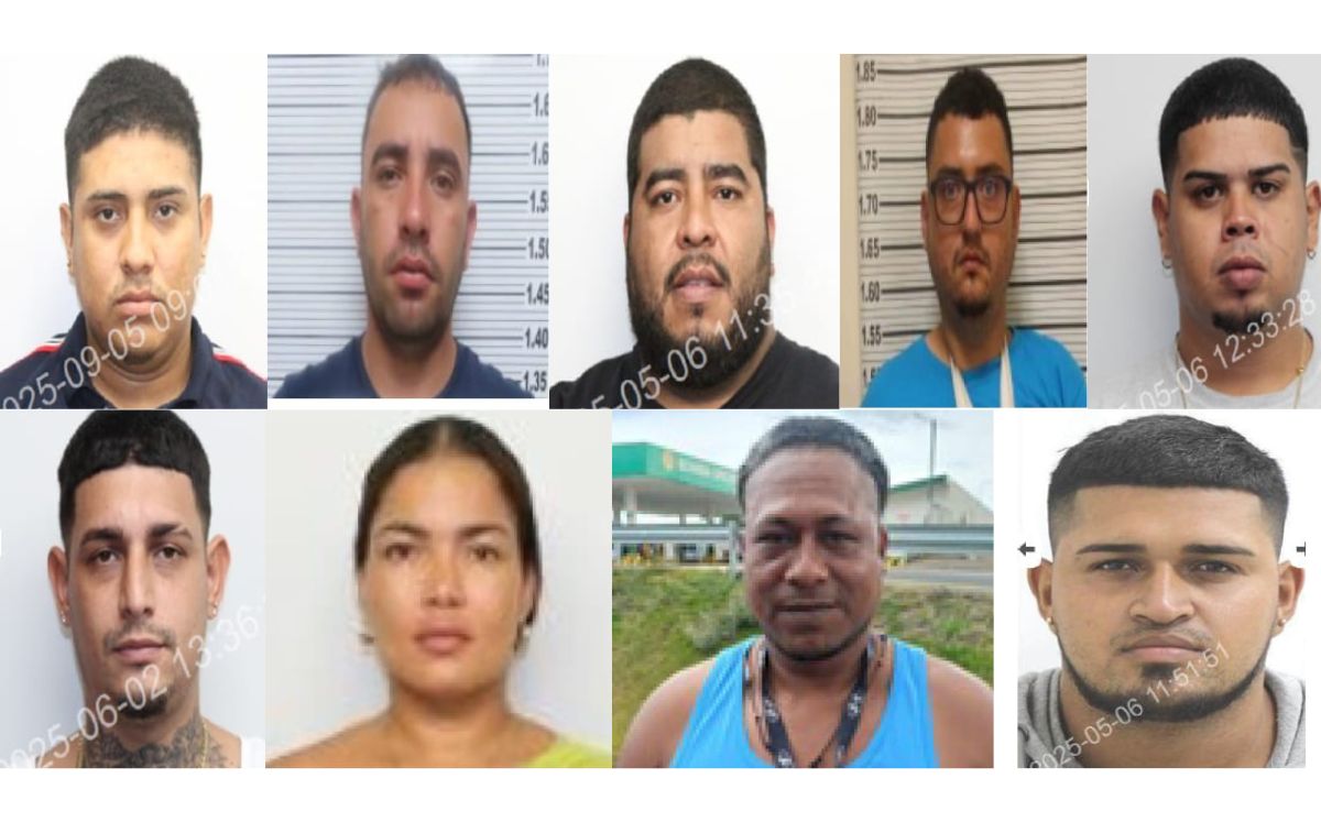 OIJ detiene a 25 personas y busca a 16 más del “Cartel del Caribe Sur”