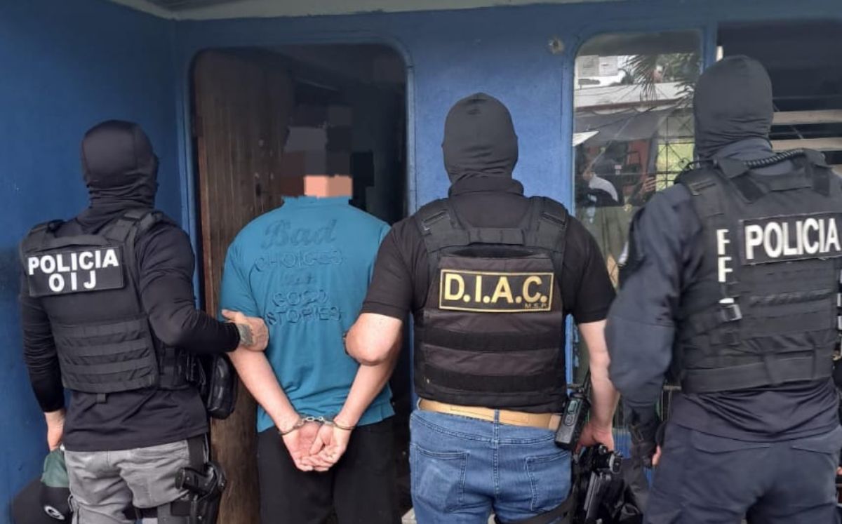 Detenido en Pérez Zeledón. (OIJ)