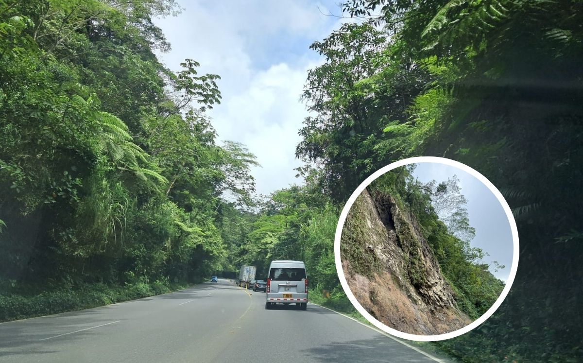 La roca es de 50 metros de envergadura. (MOPT-Telediario)