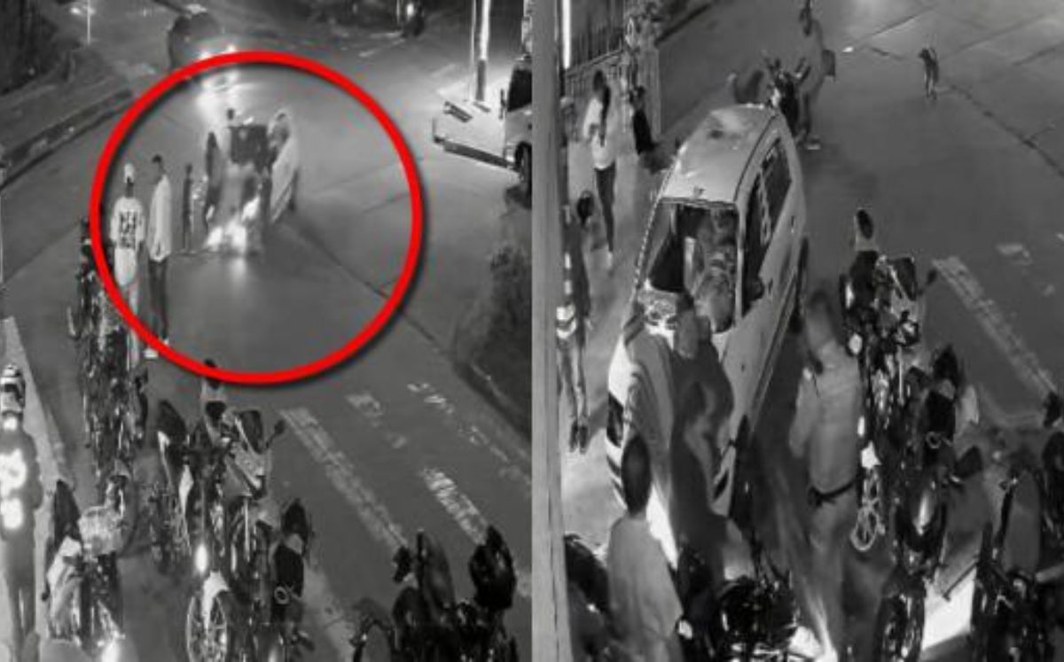 Video muestra el momento en que un taxista ebrio atropella a personas