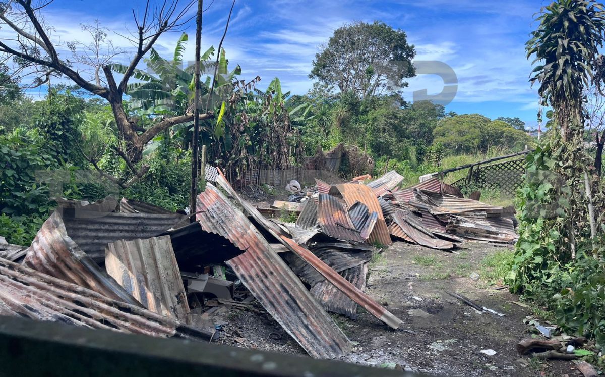 Choza se incendió y una persona murió. (Telediario)
