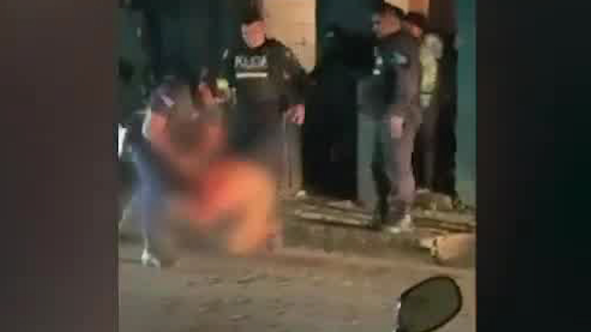 Cae sujeto que amenazaba a su padre con machete | VIDEO