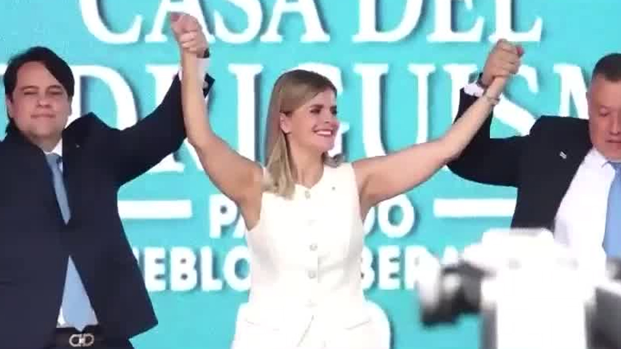 Candidatos buscan a Laura Fernández