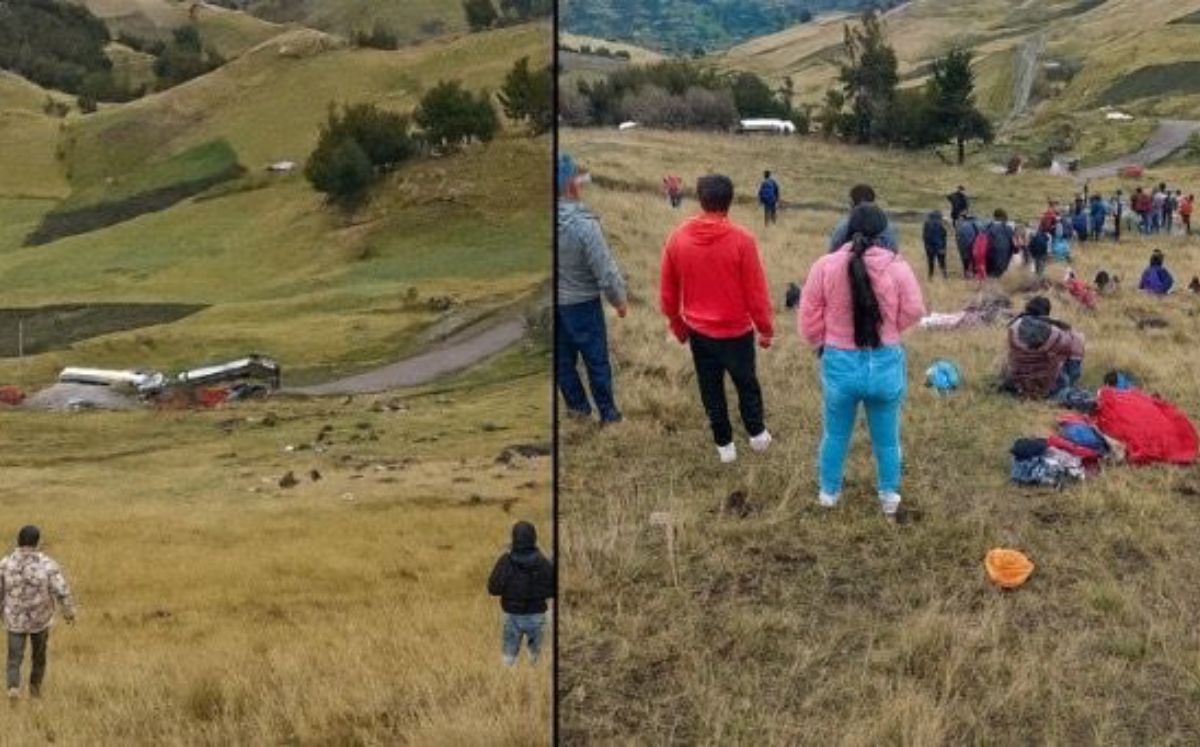 Tragedia en Ecuador: 21 muertos tras caer autobús a un abismo
