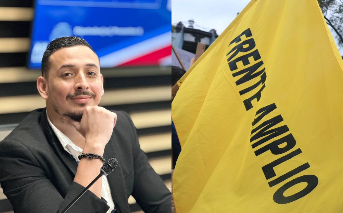 Ariel Robles, candidato presidencial del Partido Frente Amplio de cara a las elecciones del 1 de febrero de 2026.