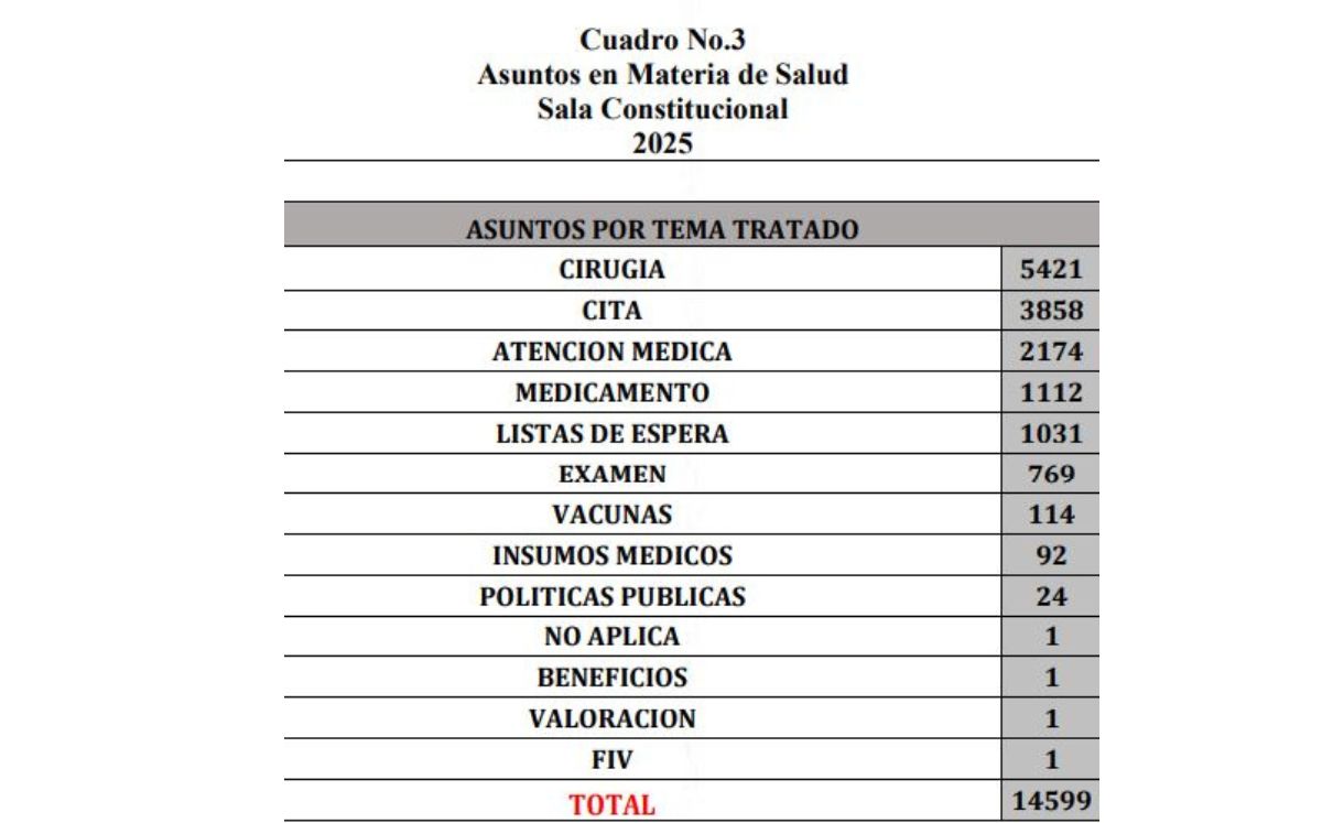 Cirugías, citas, medicamentos y exámenes siguen en saturación mientras crece la crisis en listas de espera.