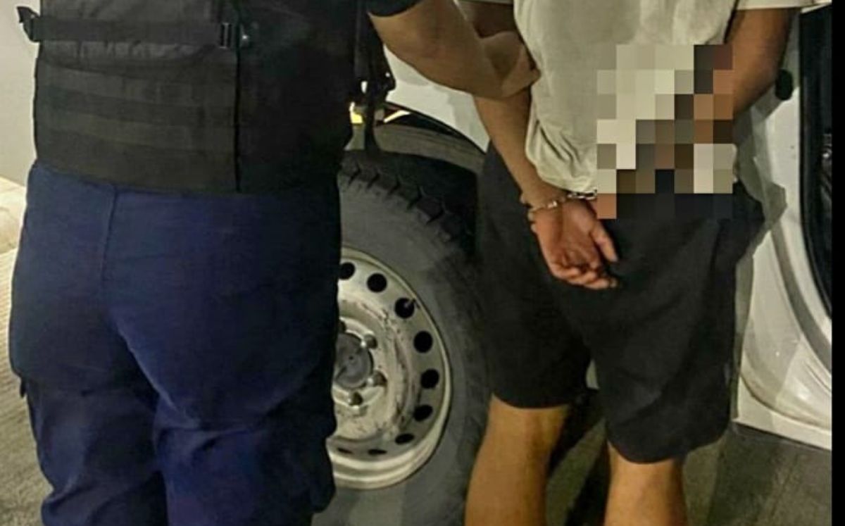 Sujeto detenido en Siquirres de Limón. (Fuerza Pública)