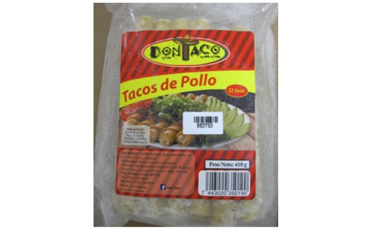Salud ordena retiro de tacos de pollo por contaminación con Listeria