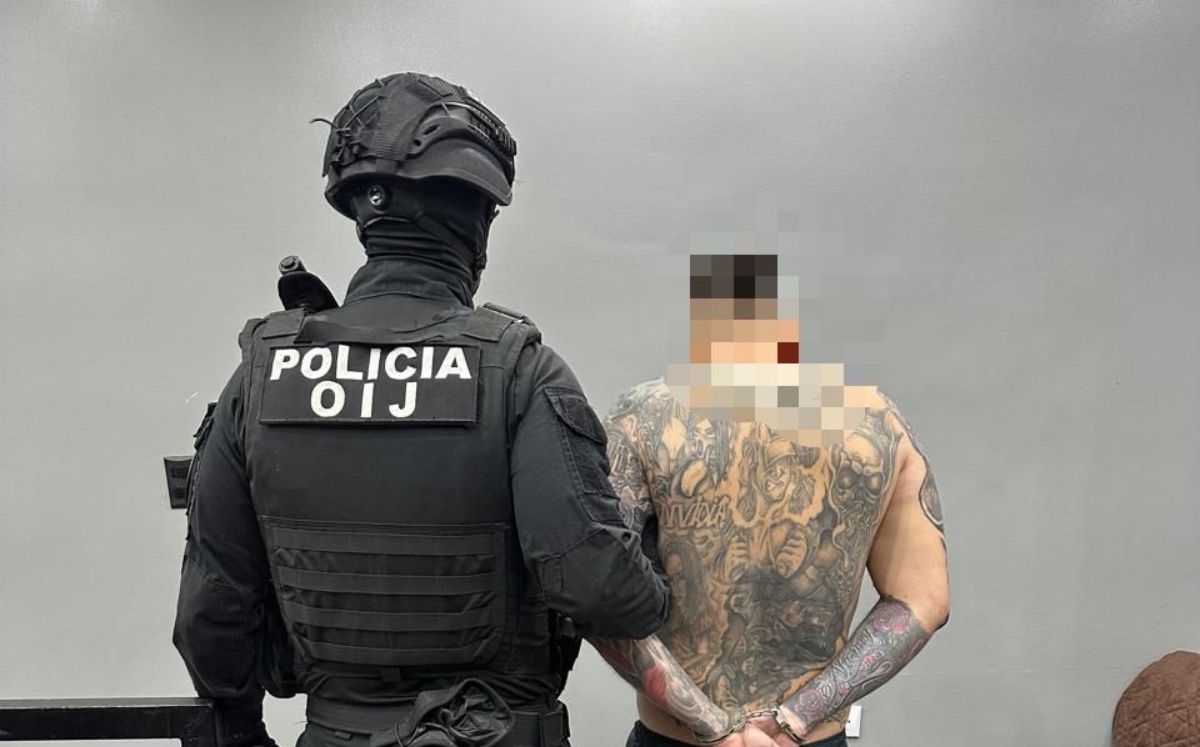 Sospechoso detenido en León XIII. (OIJ)