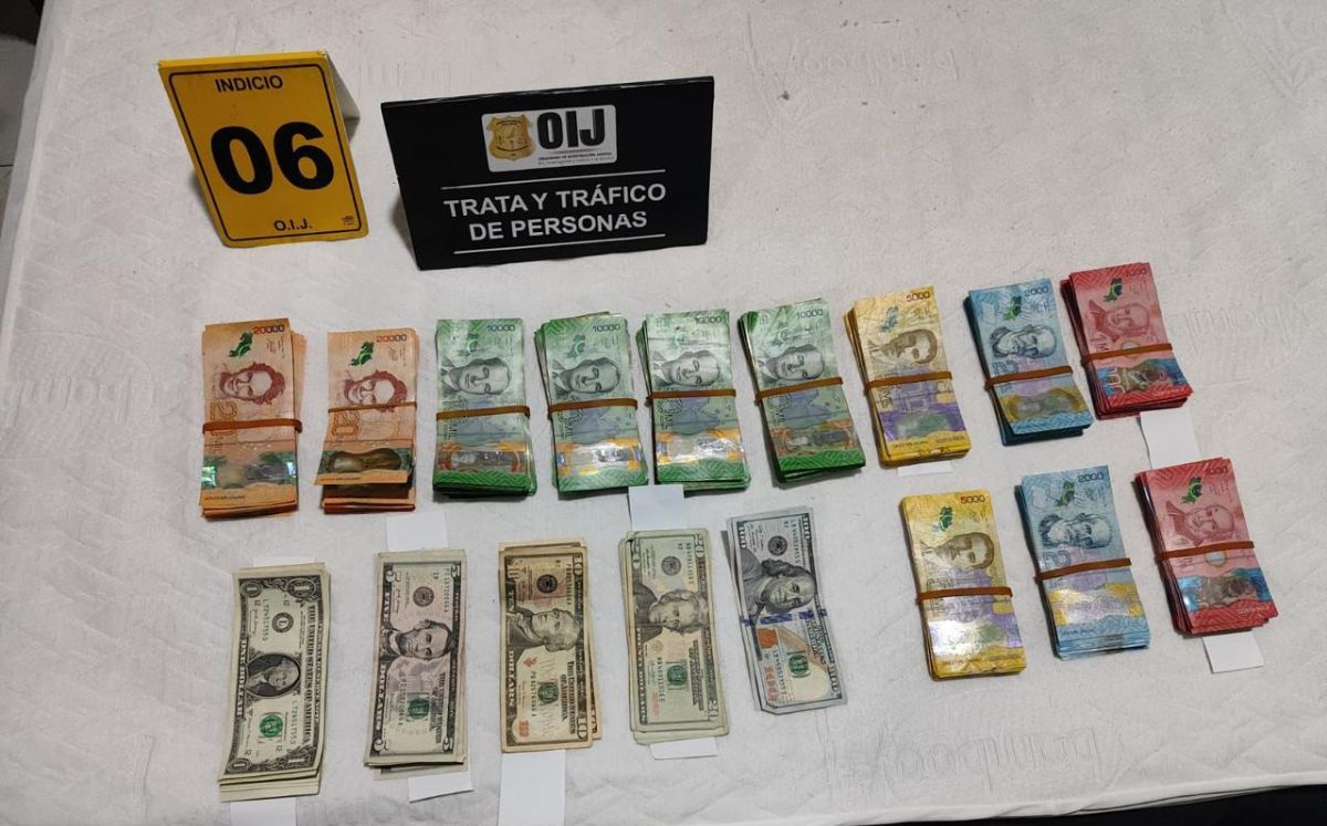 Evidencia decomisado por los agentes judiciales. (OIJ)