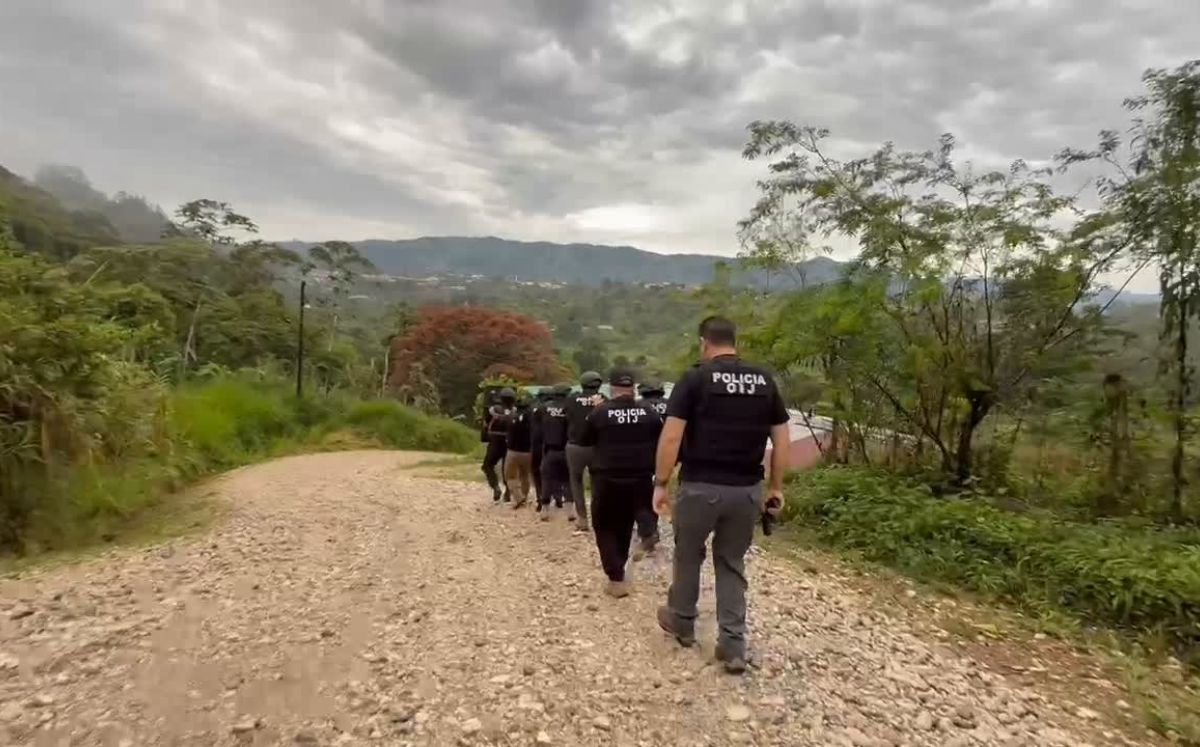 Agentes del OIJ realizaron 7 allanamientos en Pérez Zeledón. (OIJ)