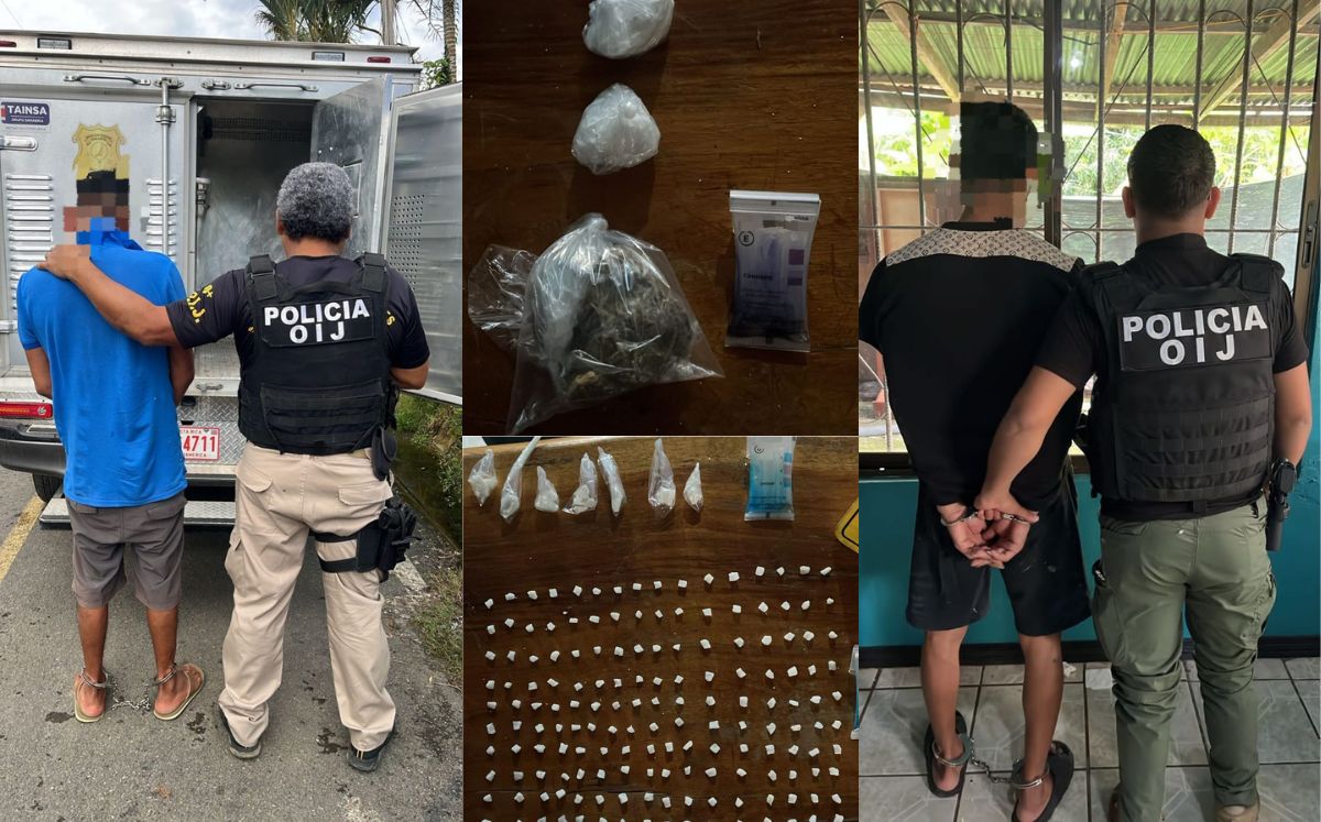 Agentes de la subdelegación regional y del OIJ realizaron un allanamiento en Talamanca (Multimedios Telediario).