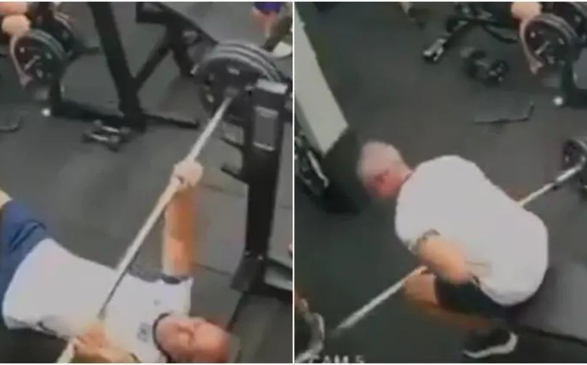 Hombre muere tras sufrir grave accidente con barra de pesas