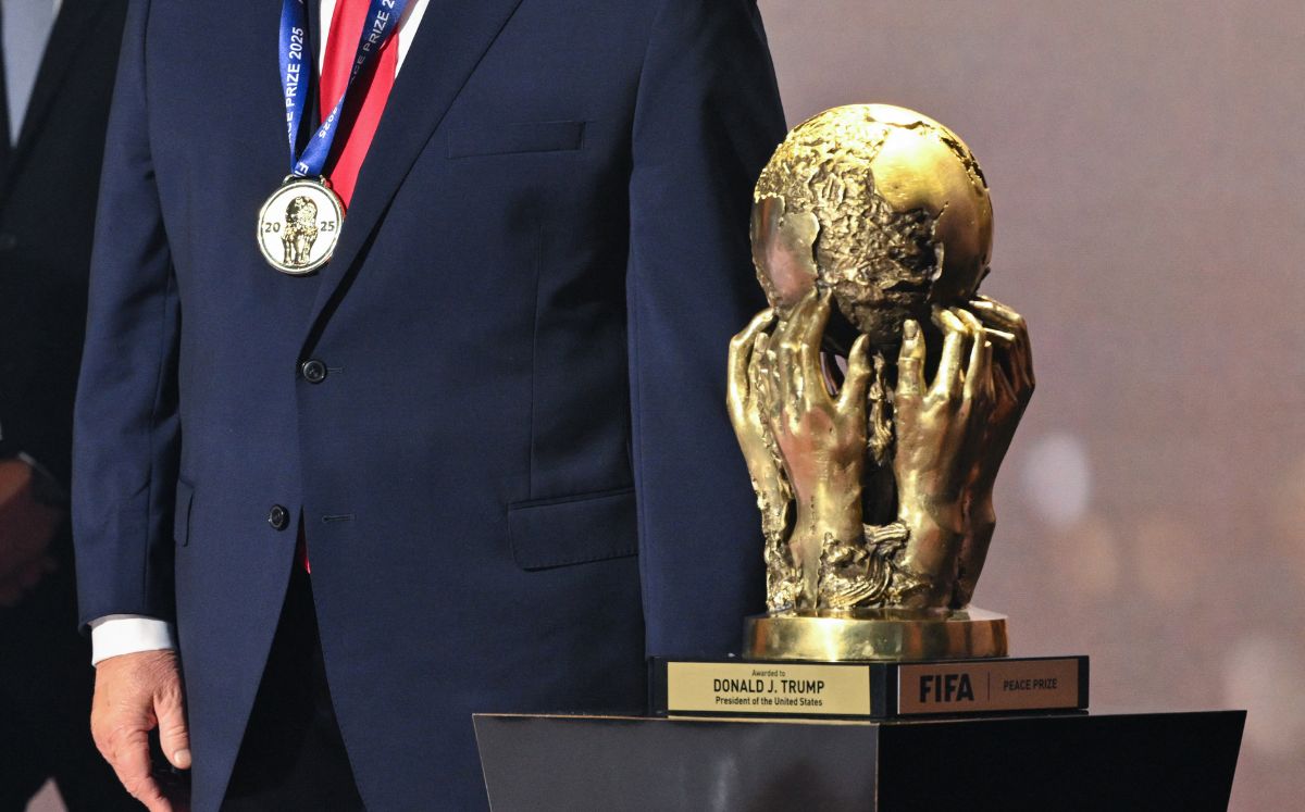 Premio ganado por Donald Trump. (AFP)