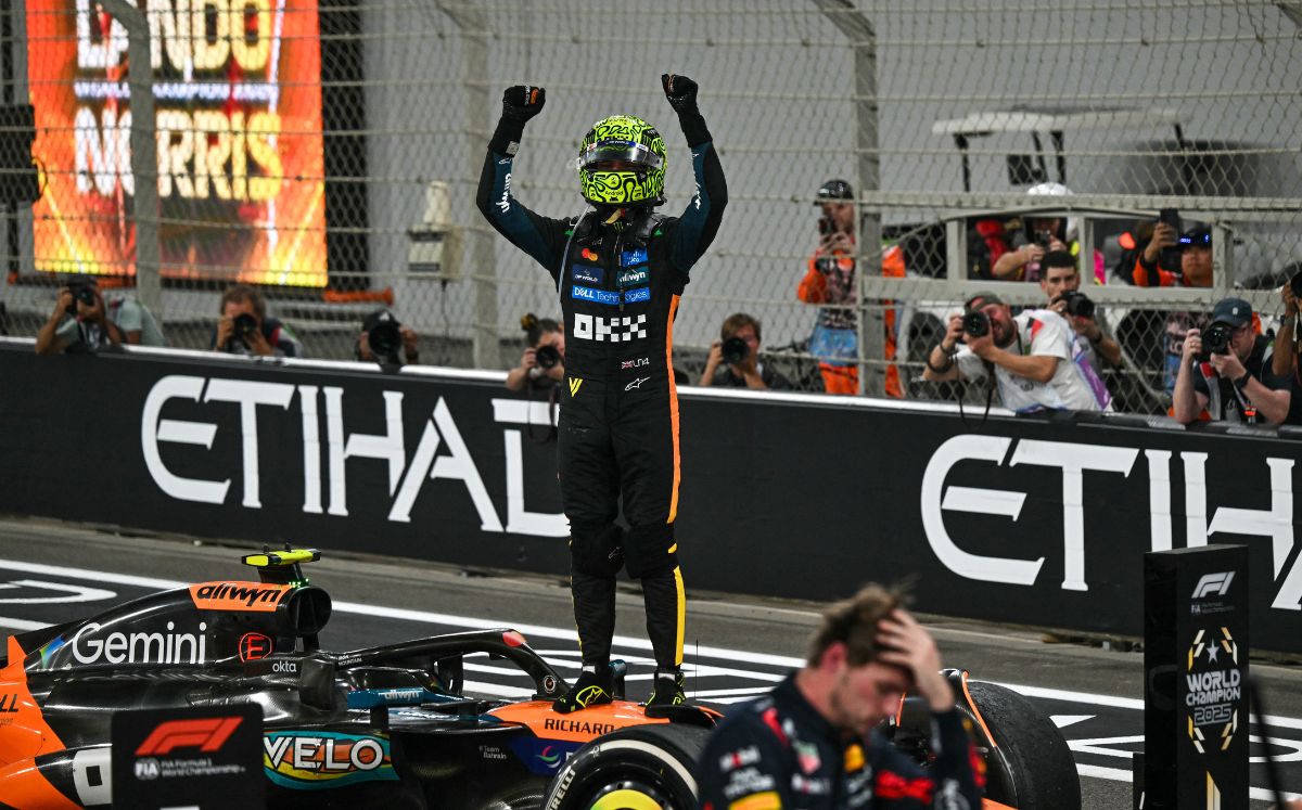 Se coronó campeón en el Gran Premio de Abu Dabi. (AFP)