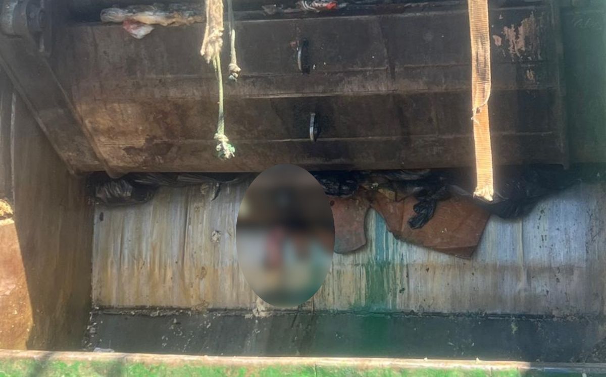 El lactante fue encontrado por los recolectores.