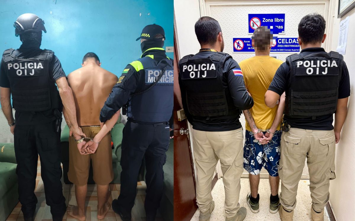 Sospechosos detenidos. (OIJ)