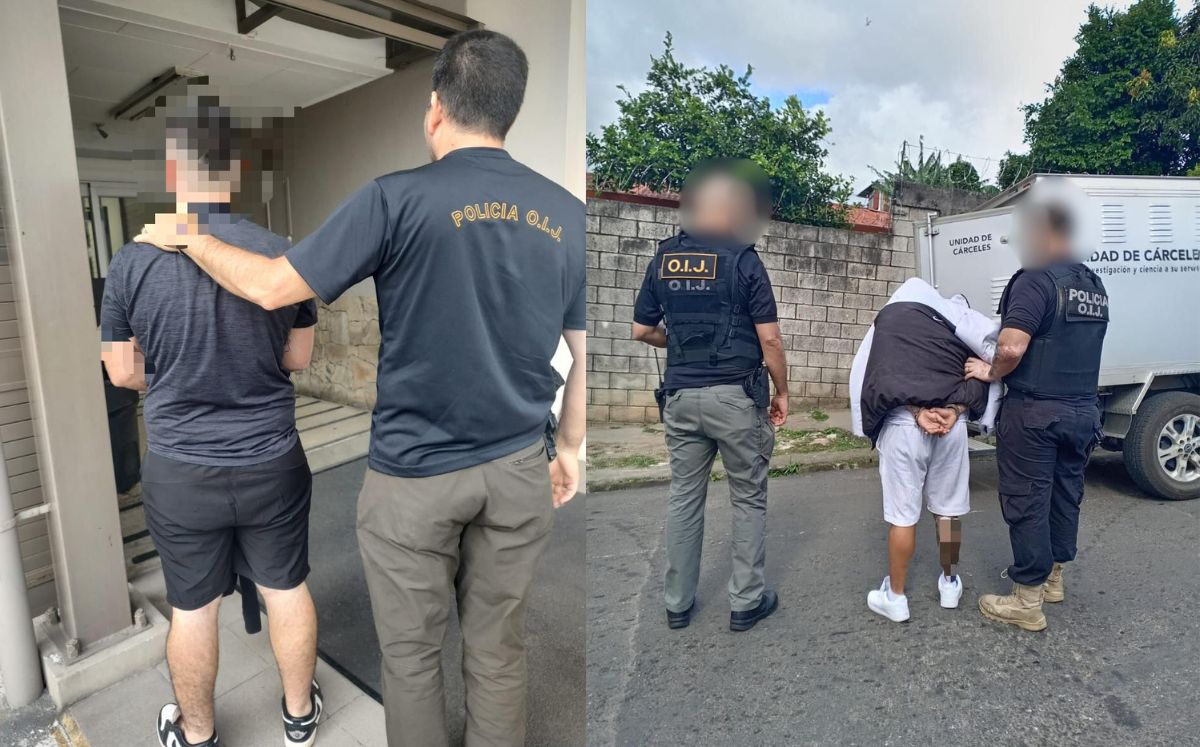 El operativo fue en contra la banda criminal “Los Pollos” (OIJ).