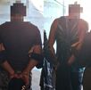 Sospechosos detenidos en allanamiento. (OIJ)