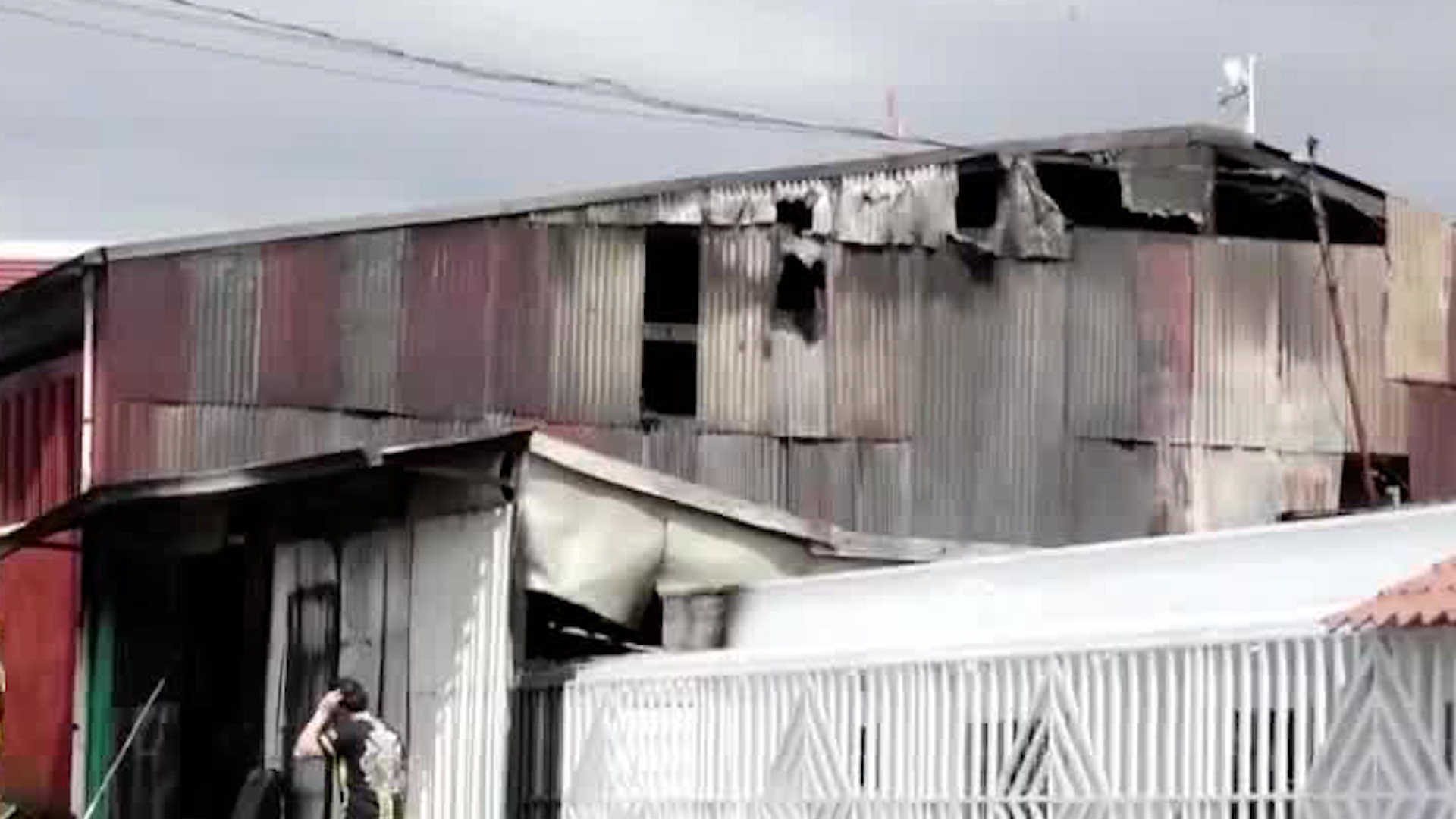 Incendio en Zapote: Investigan las causas del siniestro