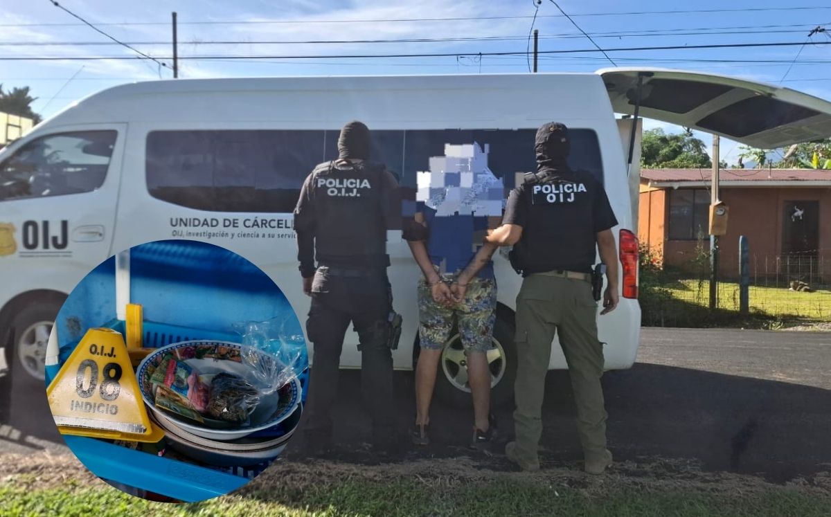 En el operativo se decomisaron drogas, dinero y un arma (OIJ).