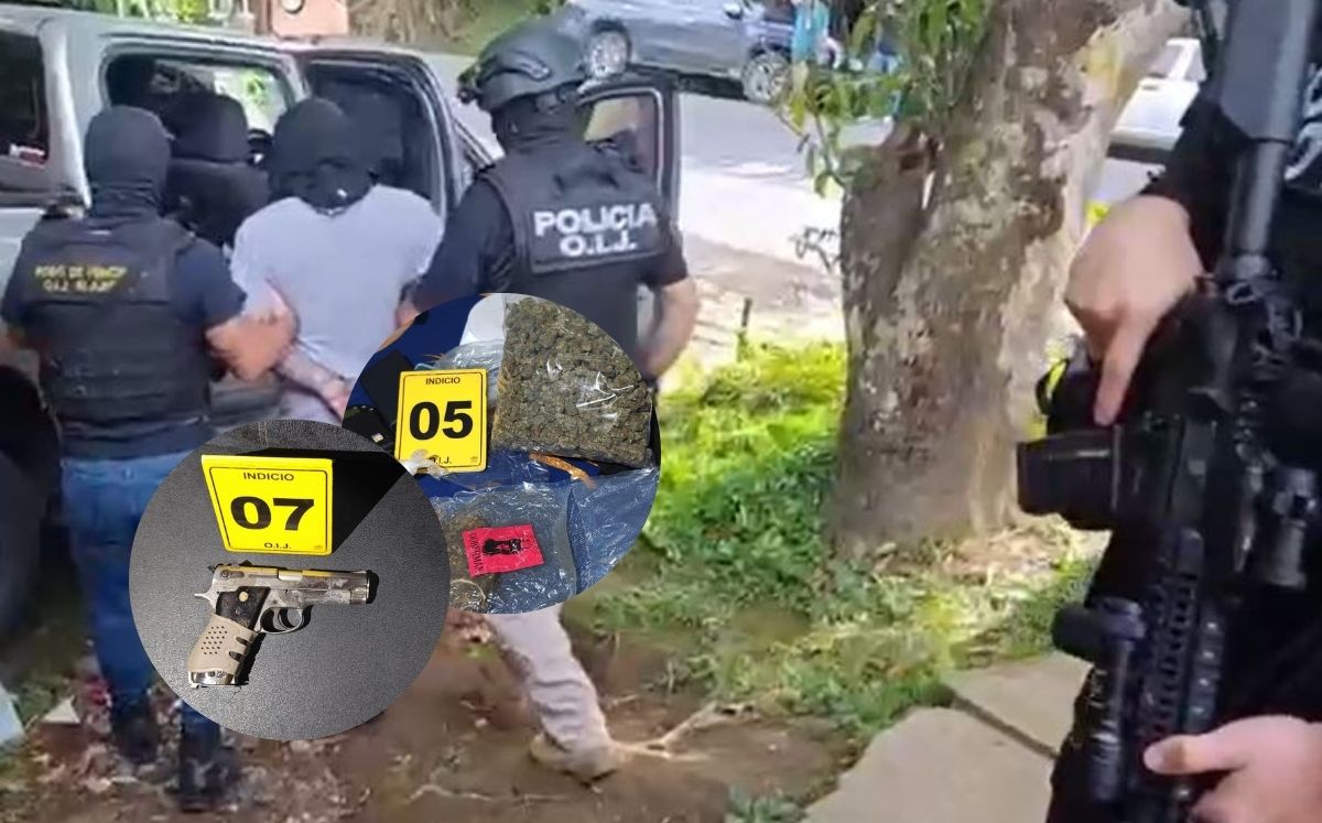 Los disparos hirieron a una mujer (OIJ).