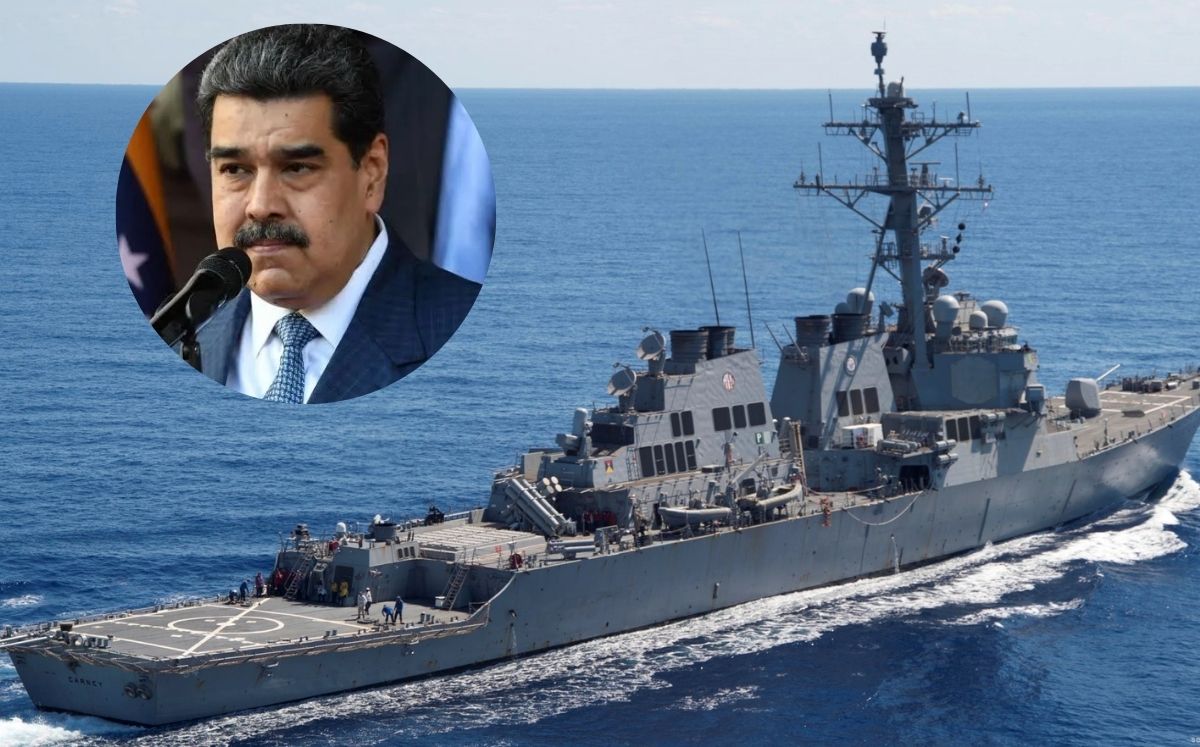 Maduro bajo custodia a bordo de un buque estadounidense.