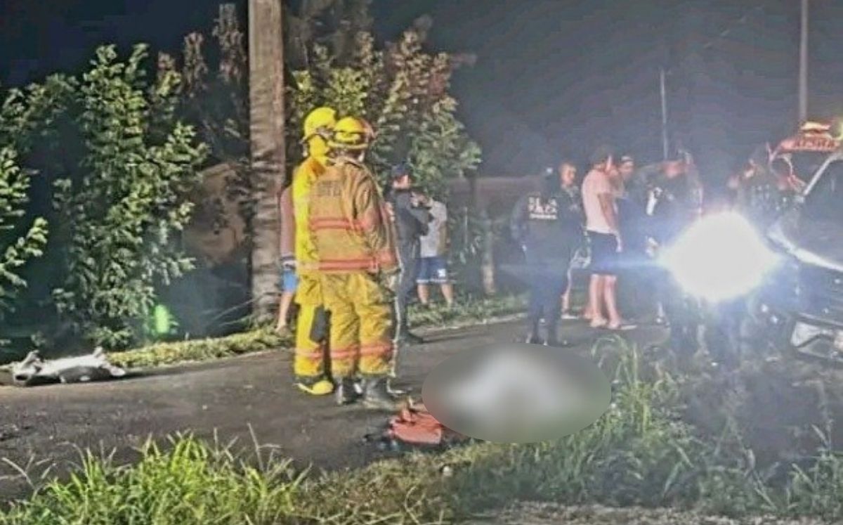 La colisión ocurrió en San Isidro de Peñas Blancas de San Ramón.