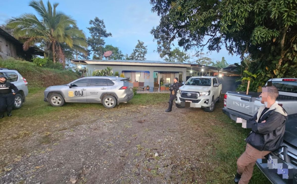 Los allanamientos iniciaron a las 5:00 a.m. (OIJ)