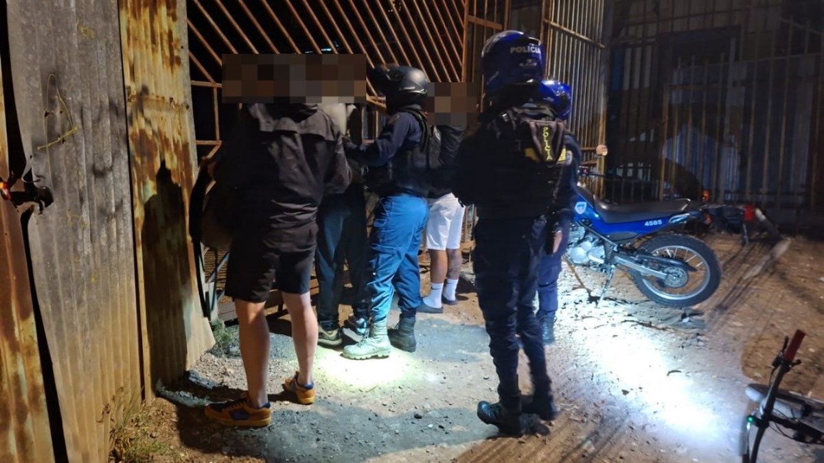 Uno de los detenidos por la Fuerza Pública. (MPS)