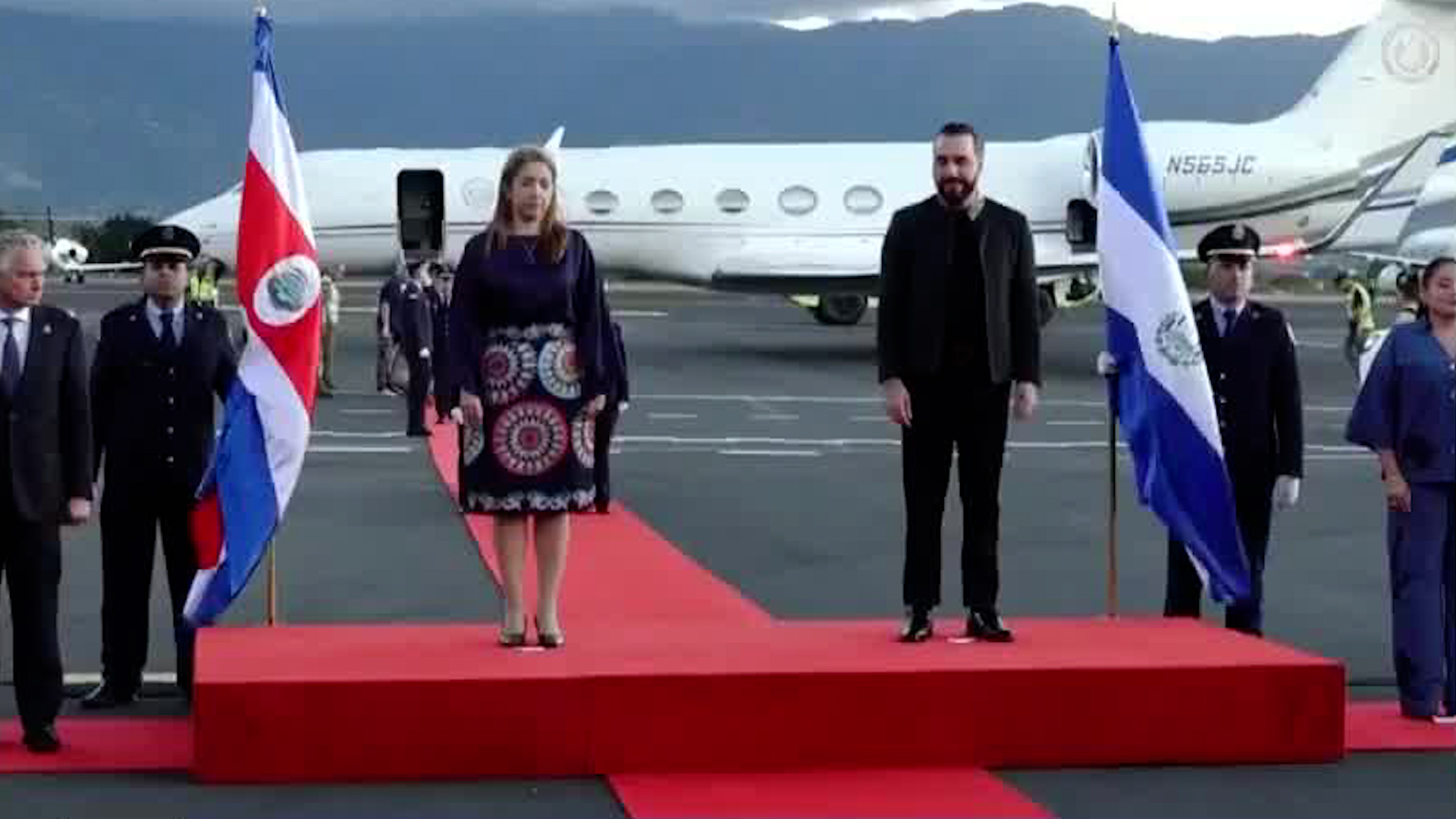 Así fue la llegada de Nayib Bukele a Costa Rica