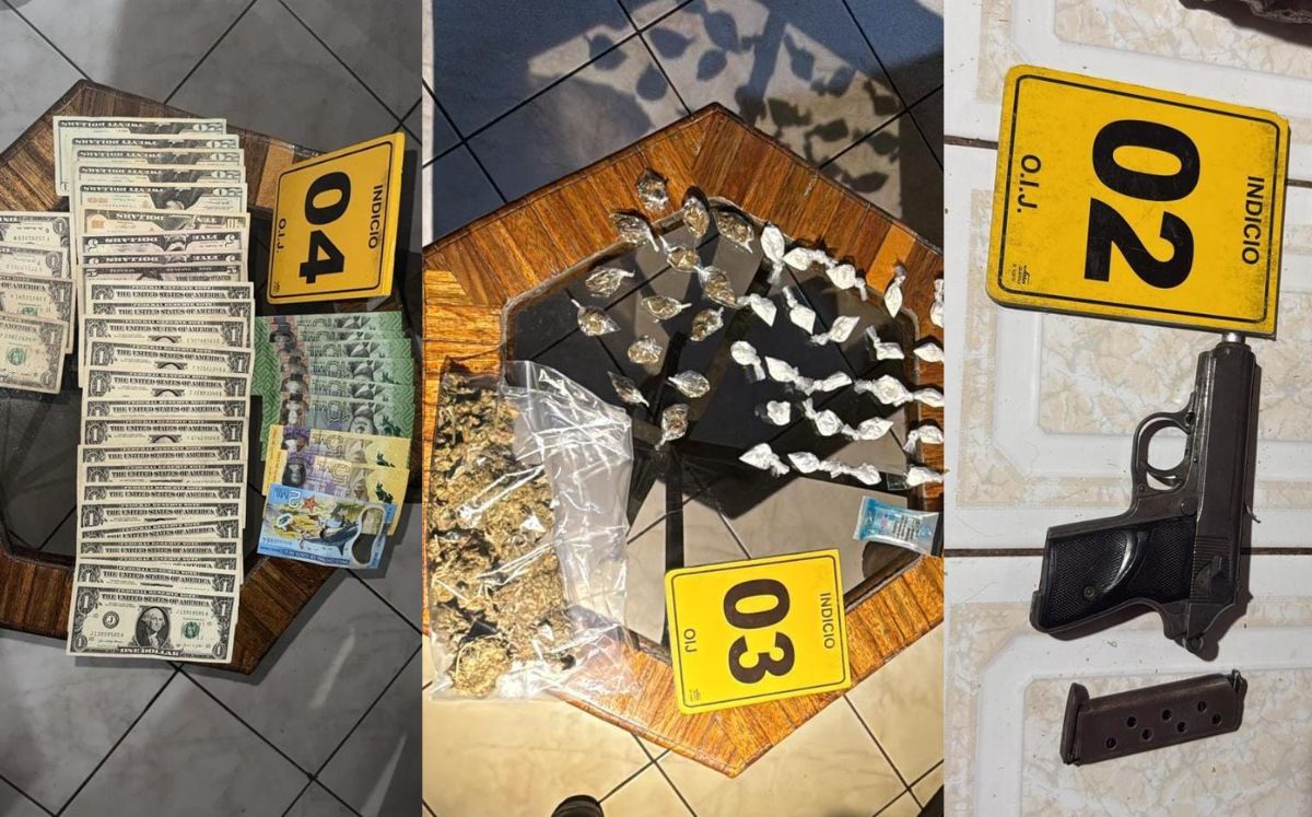 Decomisos realizados por los agentes. (OIJ)