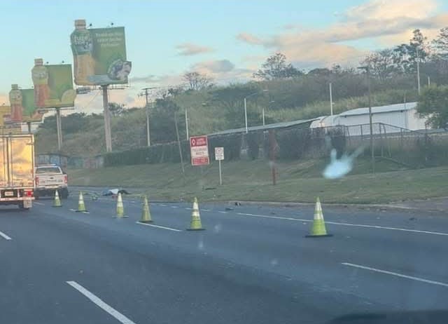 Motociclista murió en accidente en la General Cañas