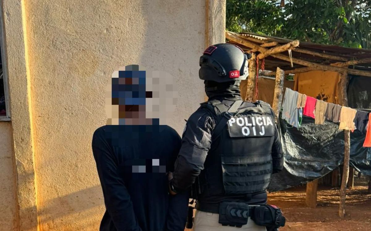 Detenido por agentes en Puntarenas. (OIJ)
