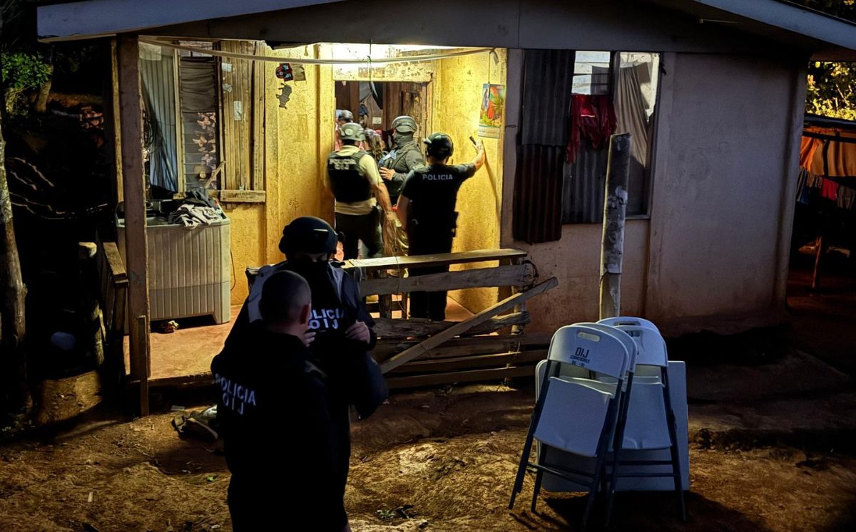 Operativo en Puntarenas. (OIJ)