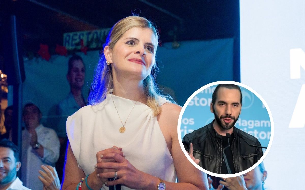 Bukele felicita a Laura Fernández.