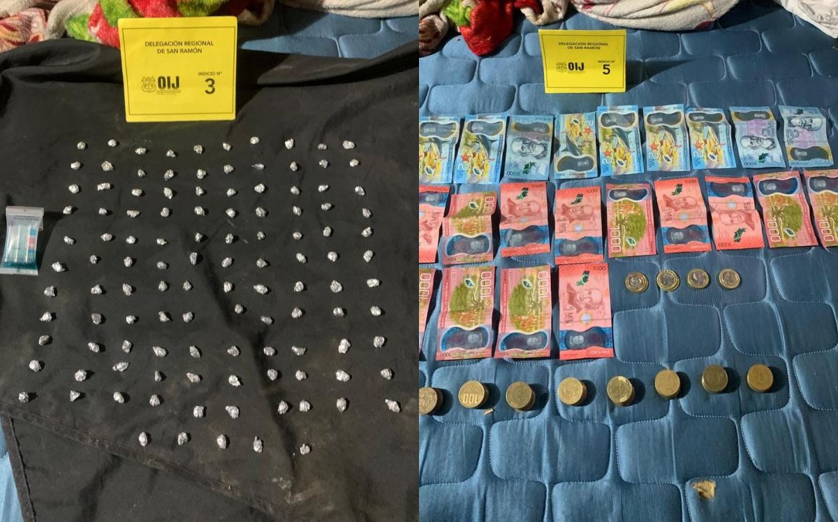 Evidencia decomisada en los allanamientos. (OIJ)