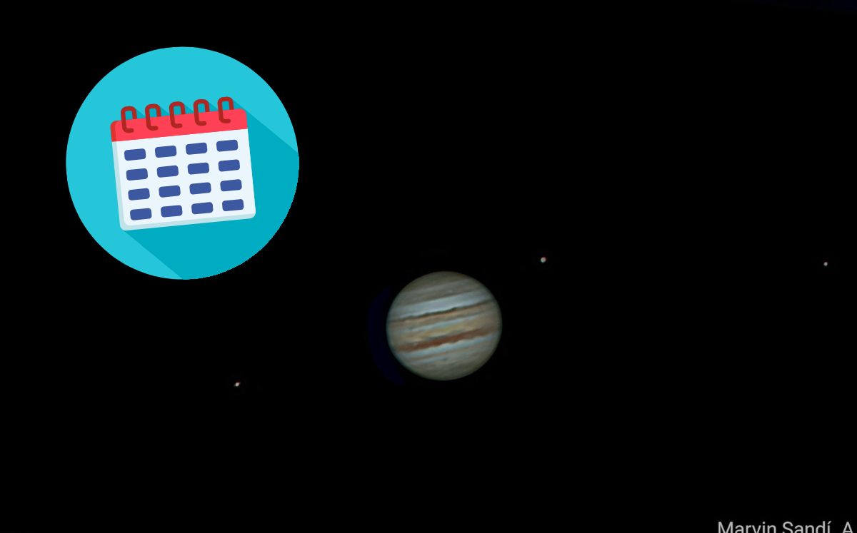 Quienes cuenten con telescopio podrán apreciar detalles adicionales.  (Marvin Sandí-Fundación Cientec)