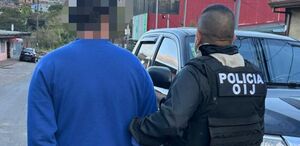 Detenido en Cartago. (OIJ)