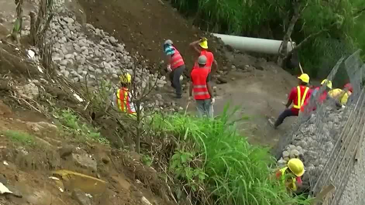 Muros de contención protegerán tránsito en ruta 32