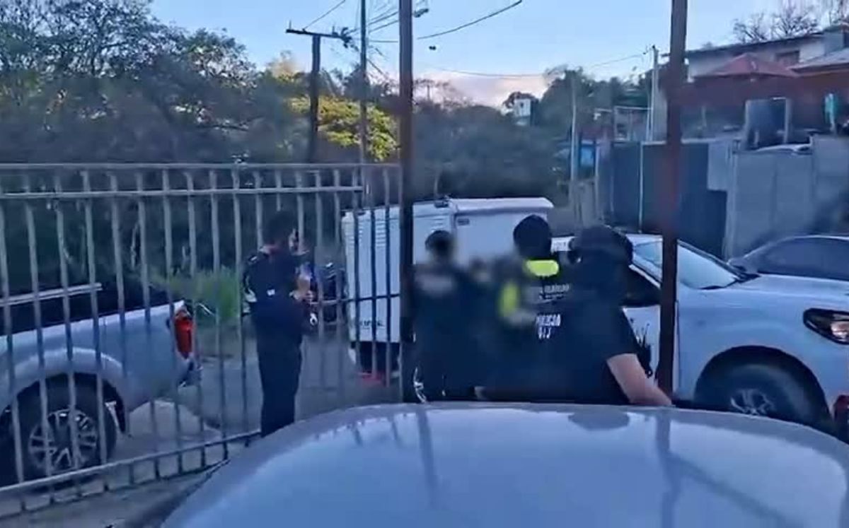 Operativo realizado por los agentes del OIJ.