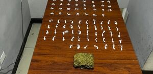 Oficiales de la Fuerza Pública decomisaron droga. (MPS)