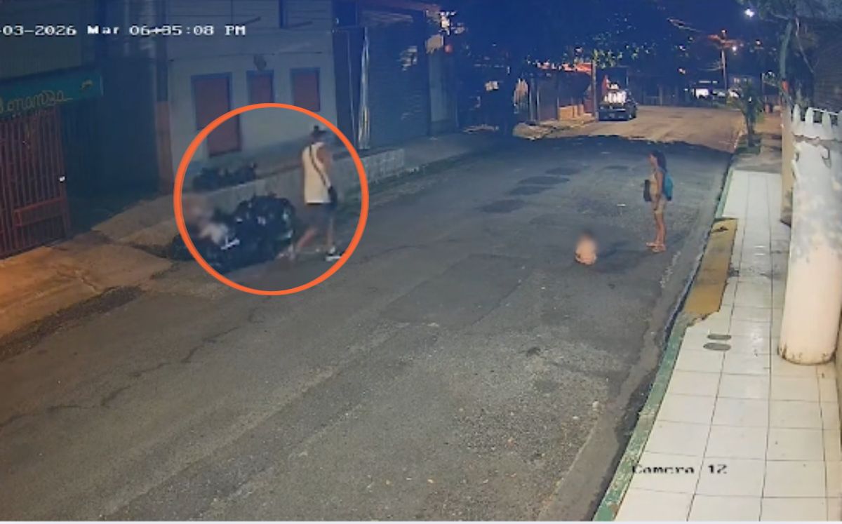 OIJ detiene a sospechoso tras video donde lanza a una niña entre basura.