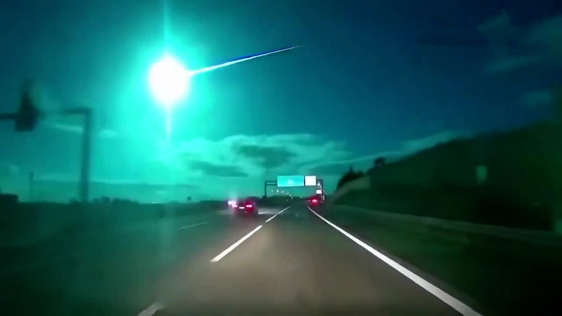 Meteoro sorprendió a vecinos del Valle Central