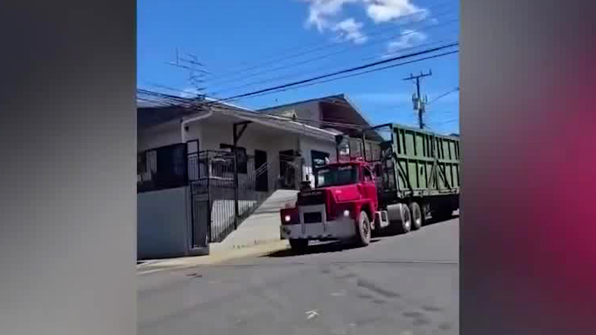 Ciclista vivió minutos de terror | VIDEO