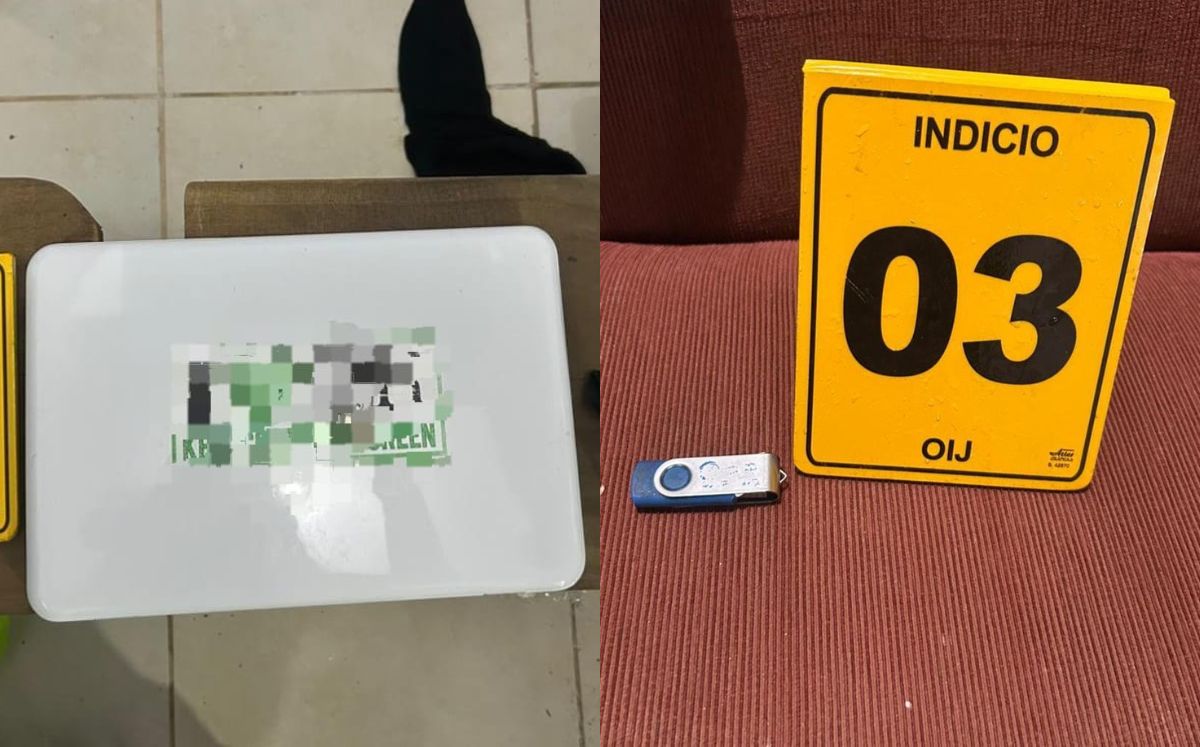 Evidencia decomisado por agentes judiciales. (OIJ)