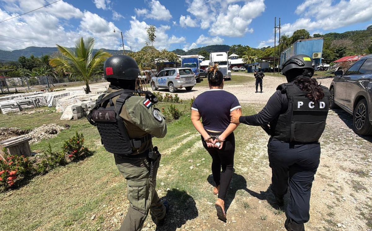 Costarricense extraditable detenida. (MPS)