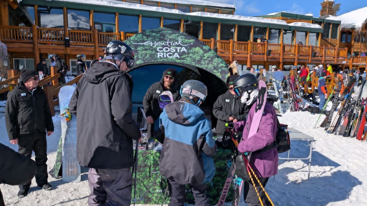 Costa Rica llevó su “Pura Vida” a la nieve de Canadá