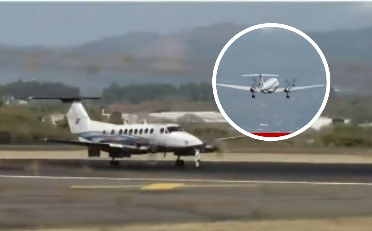 El avión de la DEA despegó a las 8:52 a.m. con rumbo a Estados Unidos.